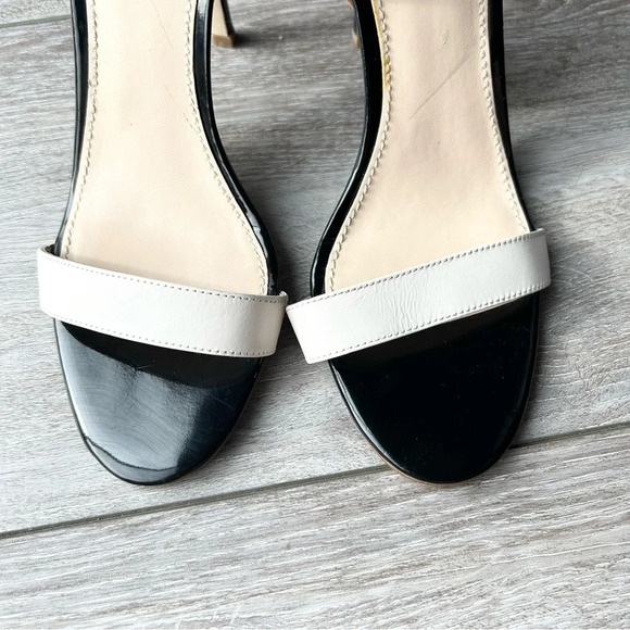 Guess Black Tan Ankle Strappy Heeled Sandals - Picture 4 of 12